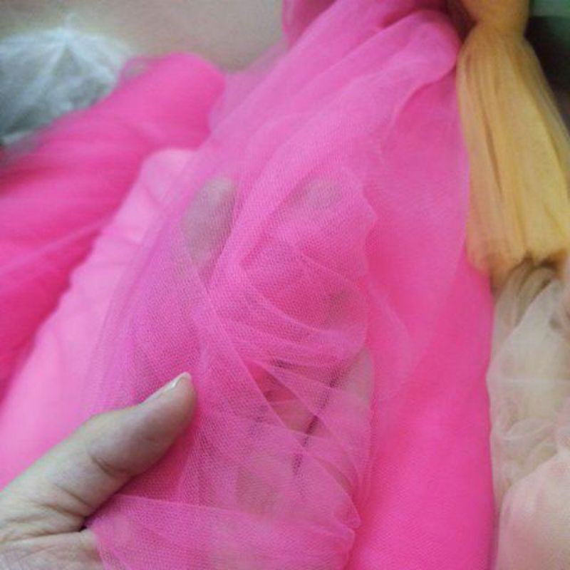 Phông sinh nhật vải lưới may sẵn