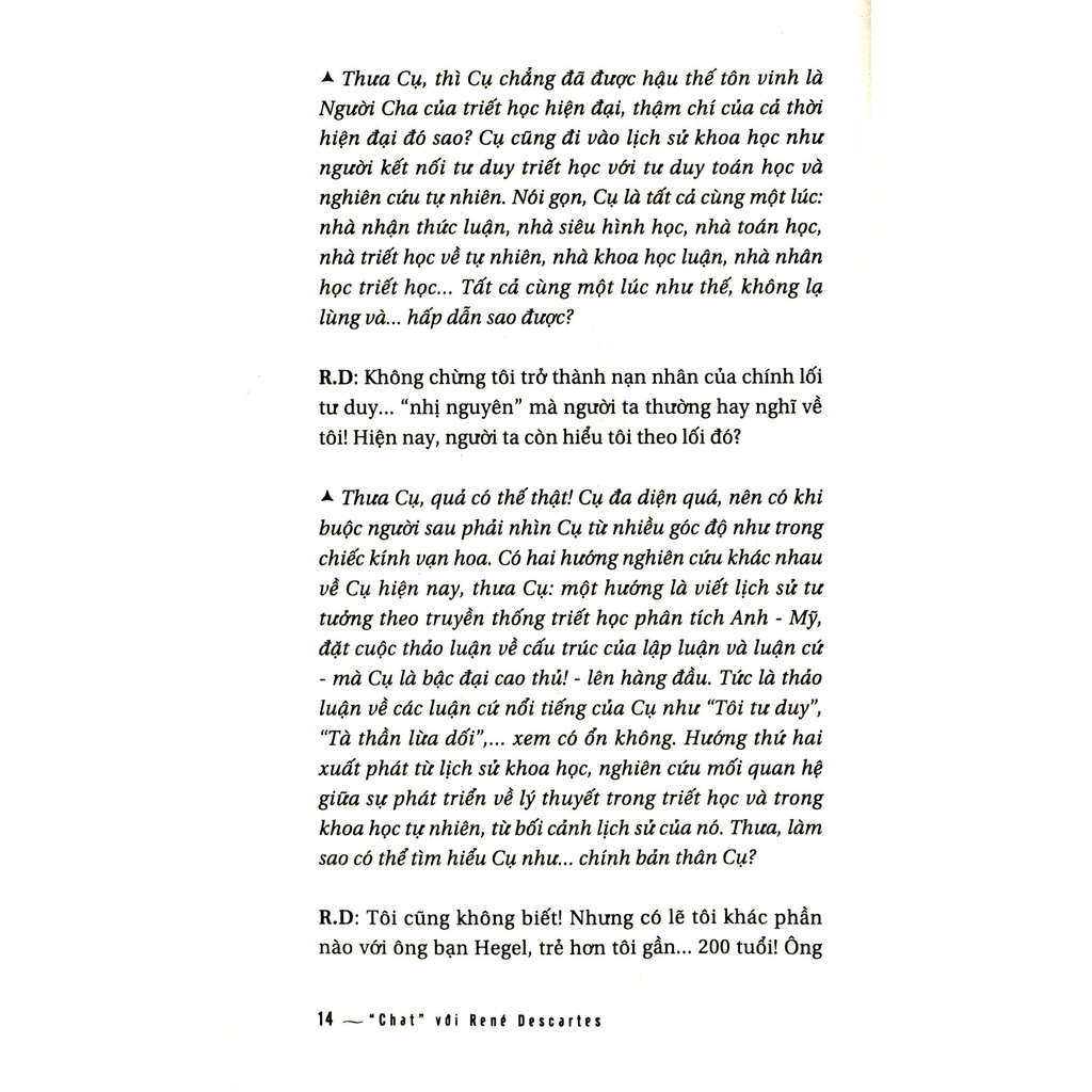 Sách - Triết Học Cho Bạn Trẻ - "Chat" Với René Descartes | BigBuy360 - bigbuy360.vn