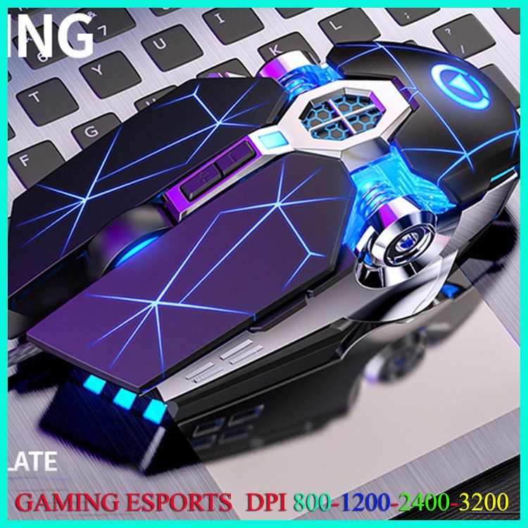 Chuột Gaming Q7 DPI  KHỦNG MAX 3200- siêu nhạy để chơi game hay làm việc văn phòng BH 6 tháng