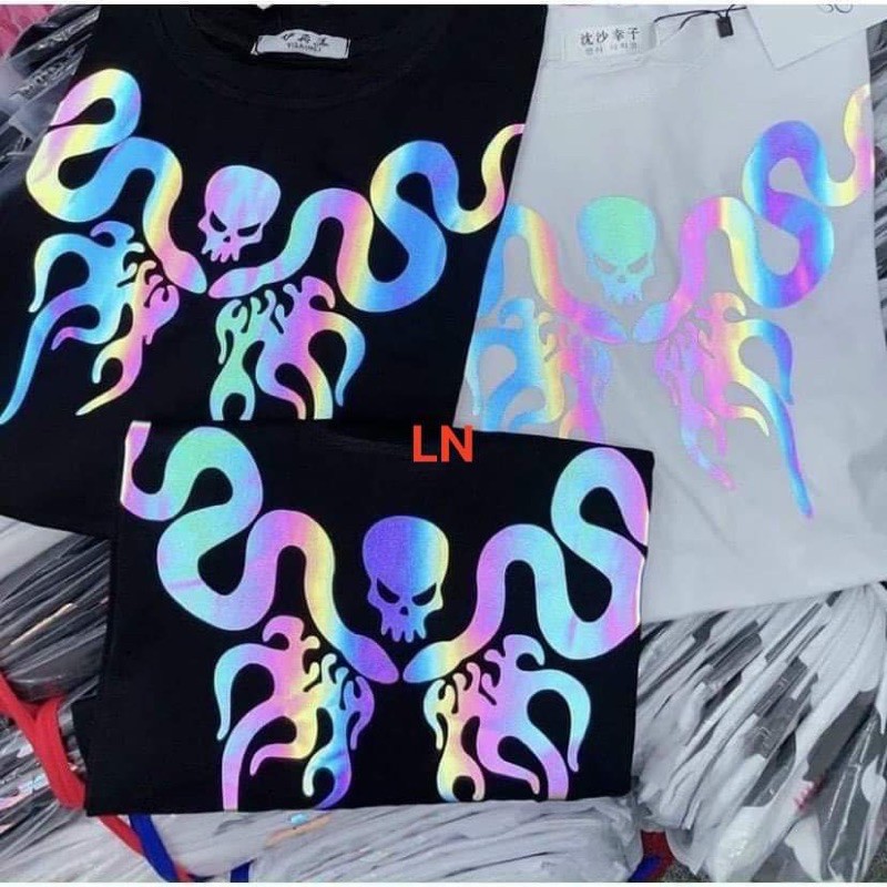 Áo phản quang rắn đầu lâu LN12