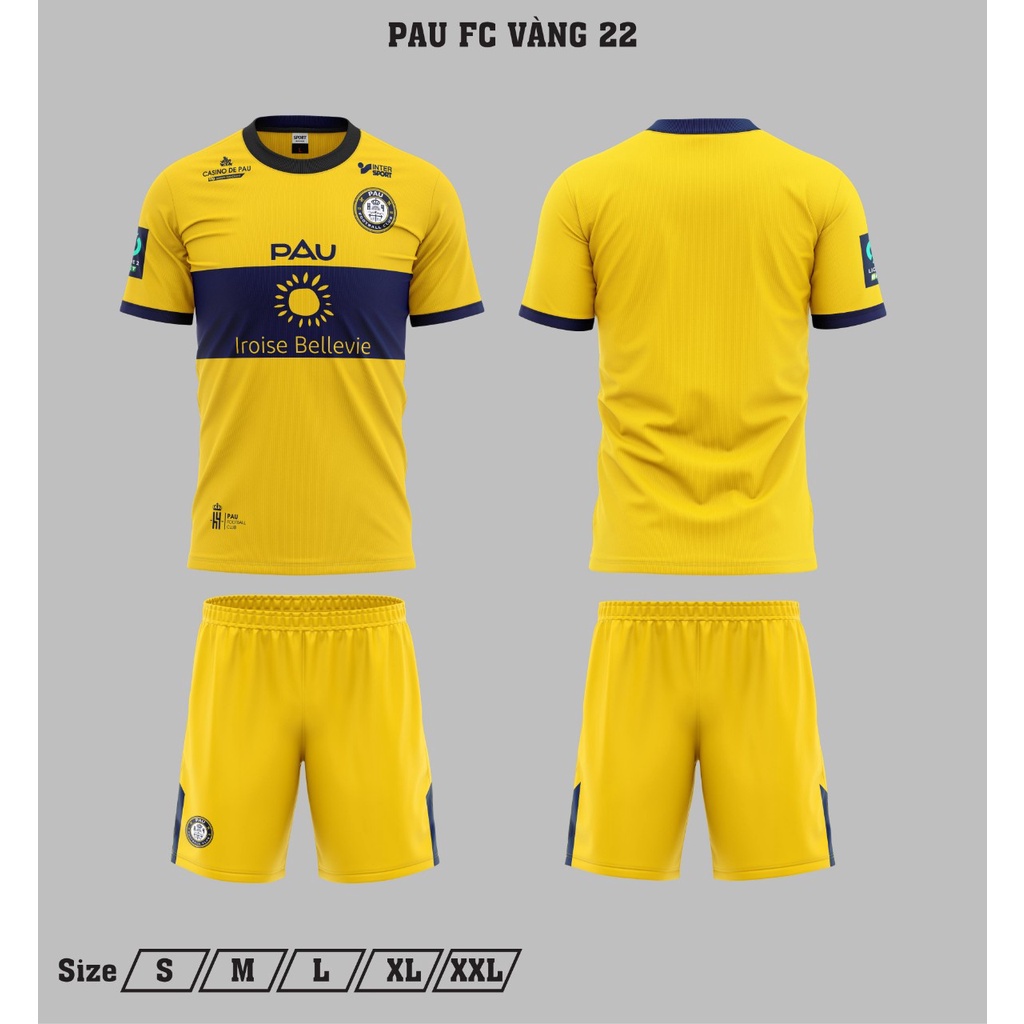 QUẦN ÁO BÓNG ĐÁ CLB PAU FC QUANG HẢI