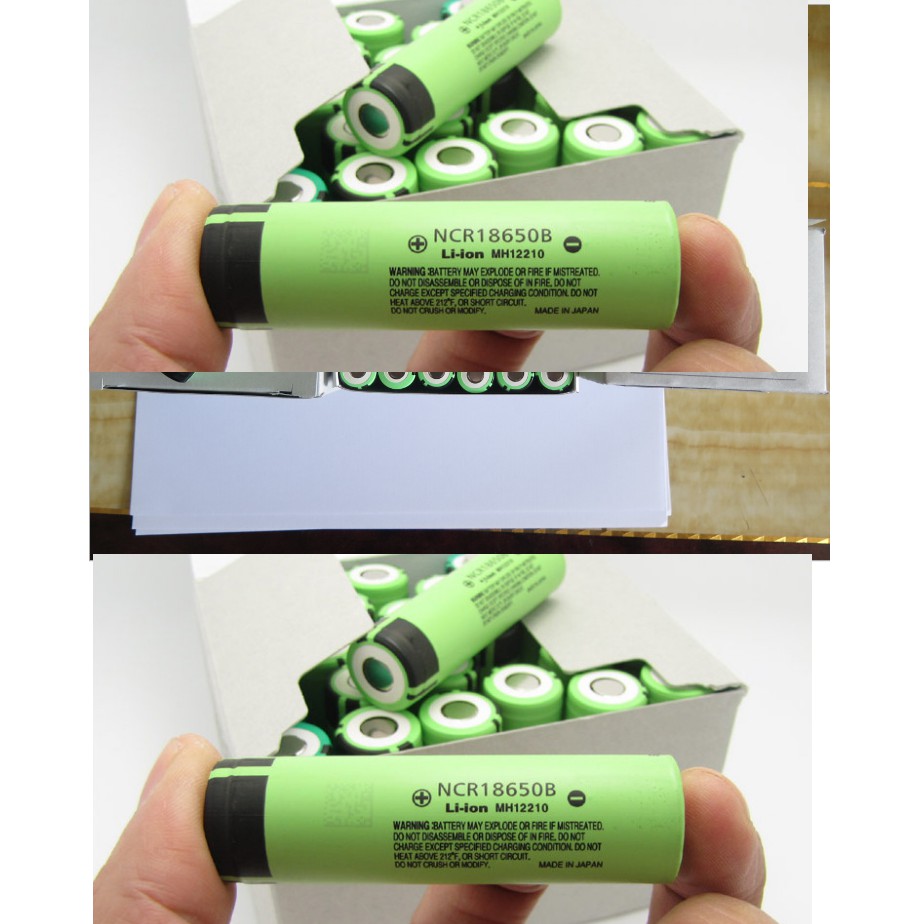 Pin sạc 3.7v 3400mAh 18650 Panasonic Cho Box Sạc Dự Phòng, Đèn Pin (1 Viên)