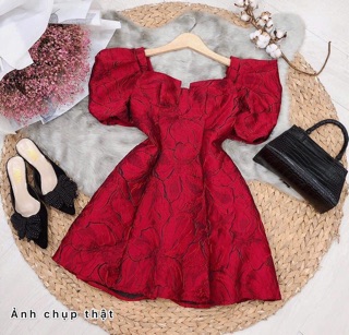❤️ ĐẦM GẤM HOA NỔI #235k