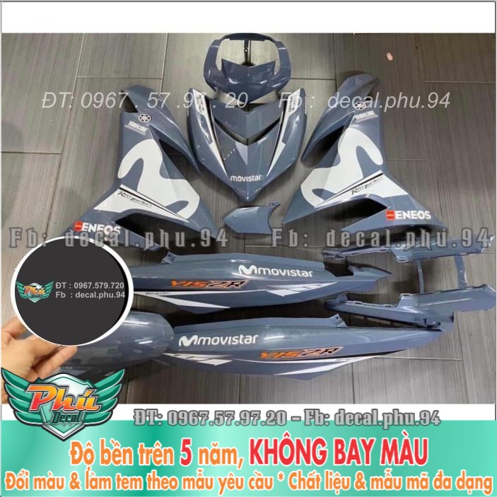 Tem rời Exciter 150 Movistar Xám xi măng (X) -1