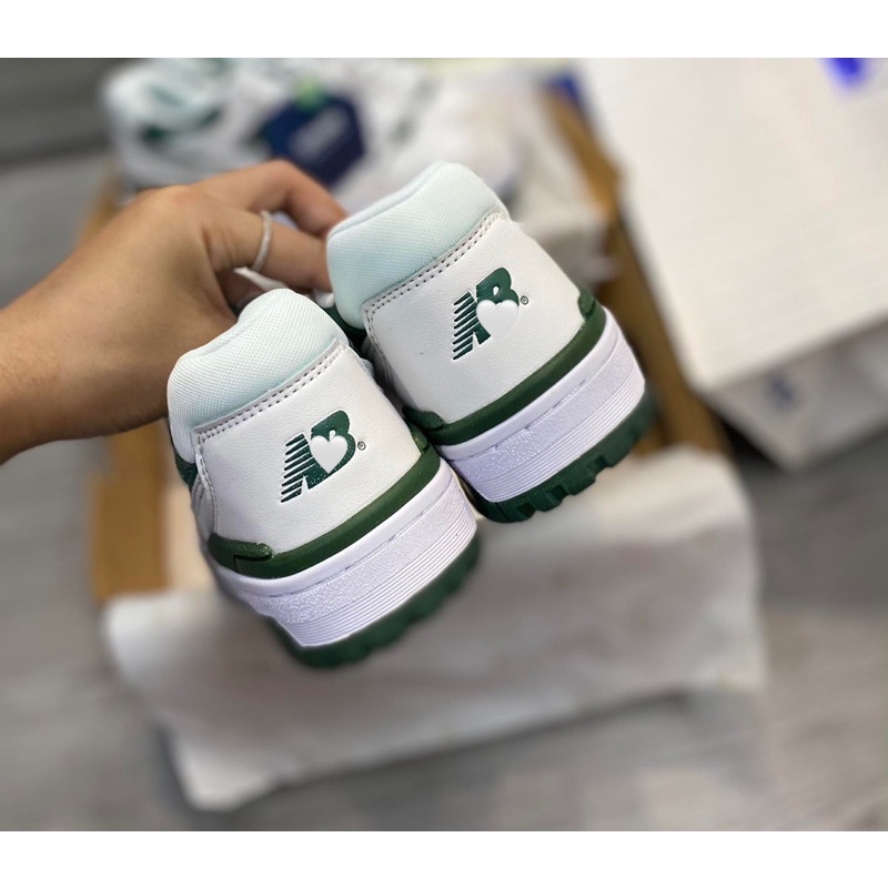 Giày thể thao sneaker nam nữ NB550 màu xanh lá