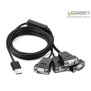Cáp chuyển đổi USB 2.0 sang 4 đầu COM RS232 UGREEN 30770