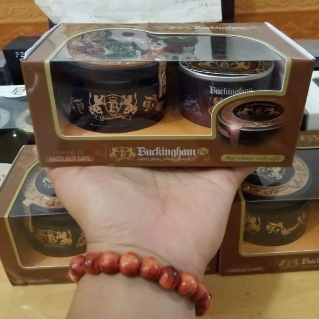 Nước hoa ô tô cao cấp BUCKINGHAM nhập khẩu từ Hàn Quốc. Hương Cafe hộp 2 lọ