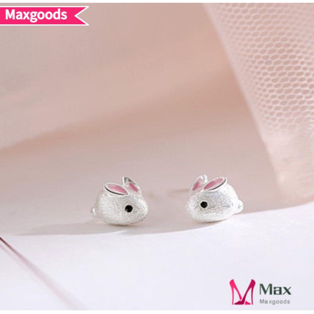 1 Đôi Bông Tai Hình Thỏ Nhỏ Bằng Hợp Kim Đáng Yêu Ngọt Ngào|Kim Ghim Dễ Thương