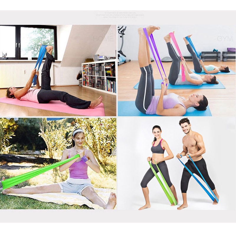 Dây Cao Su Co Giãn 1.5m Kháng Lực Tốt Dùng Tập yoga / gym