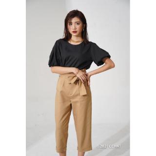 Quần lỡ cạp bèo nơ rời C45 CCHAT