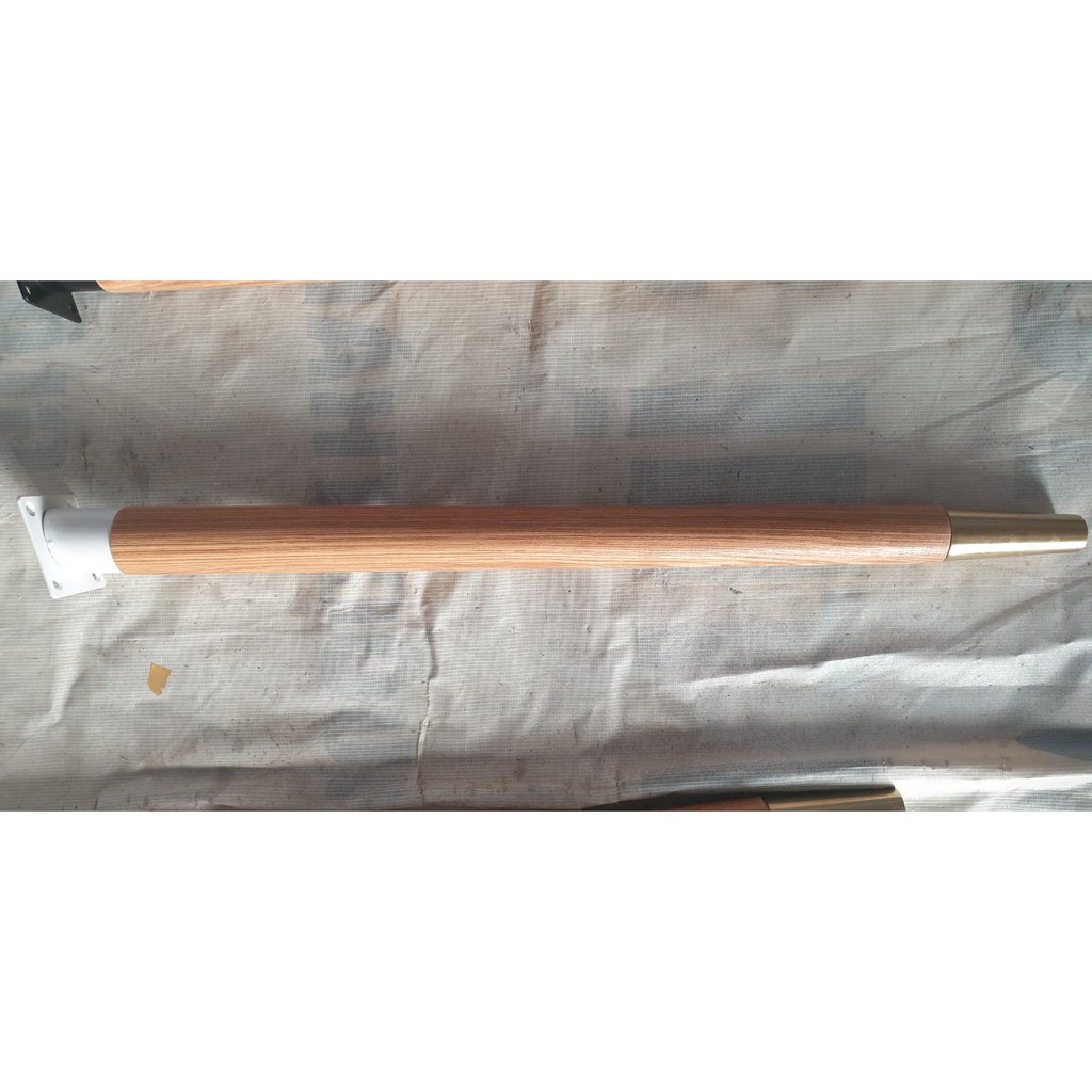 Chân cao 72cm có bọc đồng cao 10cm dùng làm bàn học/ăn/cafe