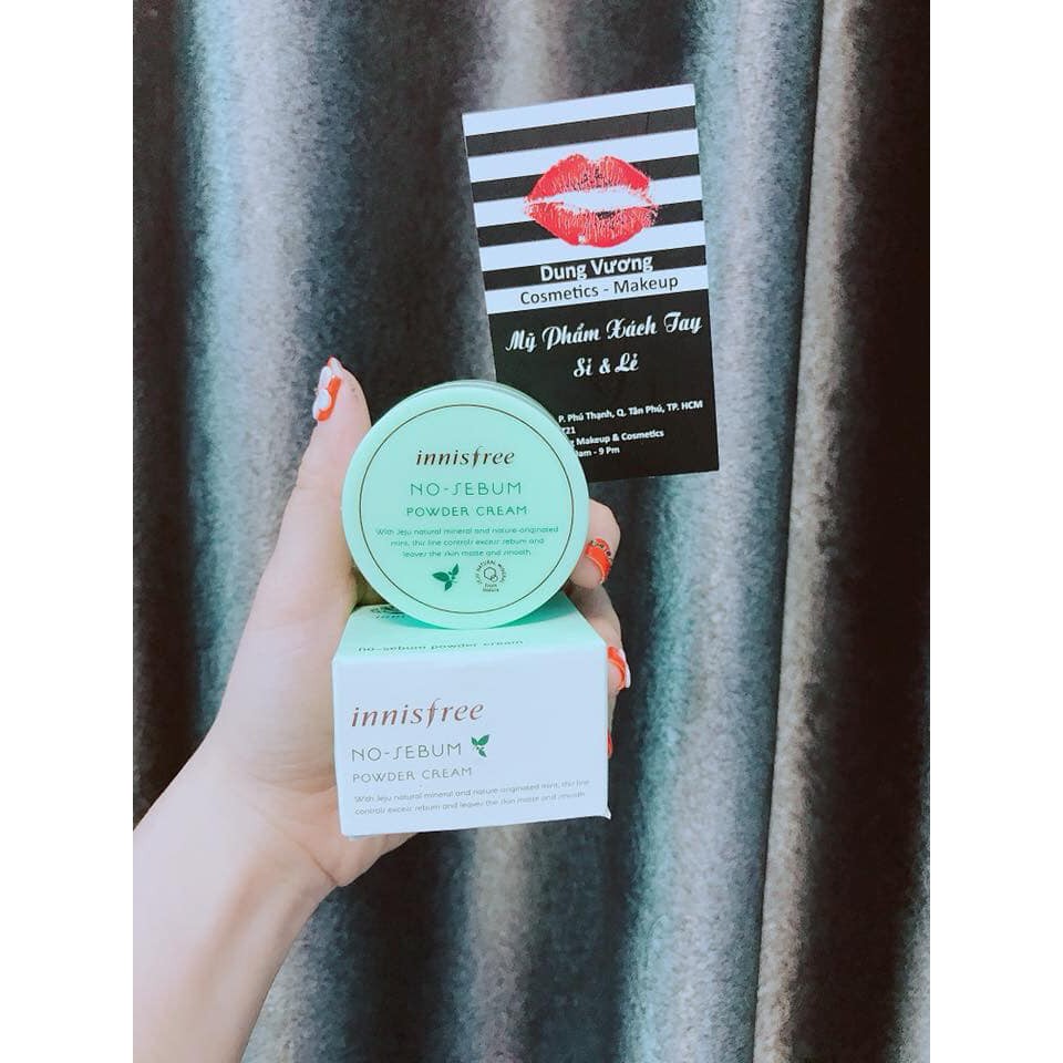 Kem dưỡng lót kiểm soát nhờn Innisfree No - Sebum Powder Cream 3in1 | BigBuy360 - bigbuy360.vn