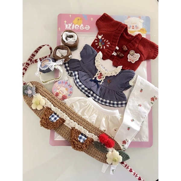 Outfit 20cm Ngày Xuân Của Gấu Nhỏ Set 4 Hoặc 5 Món