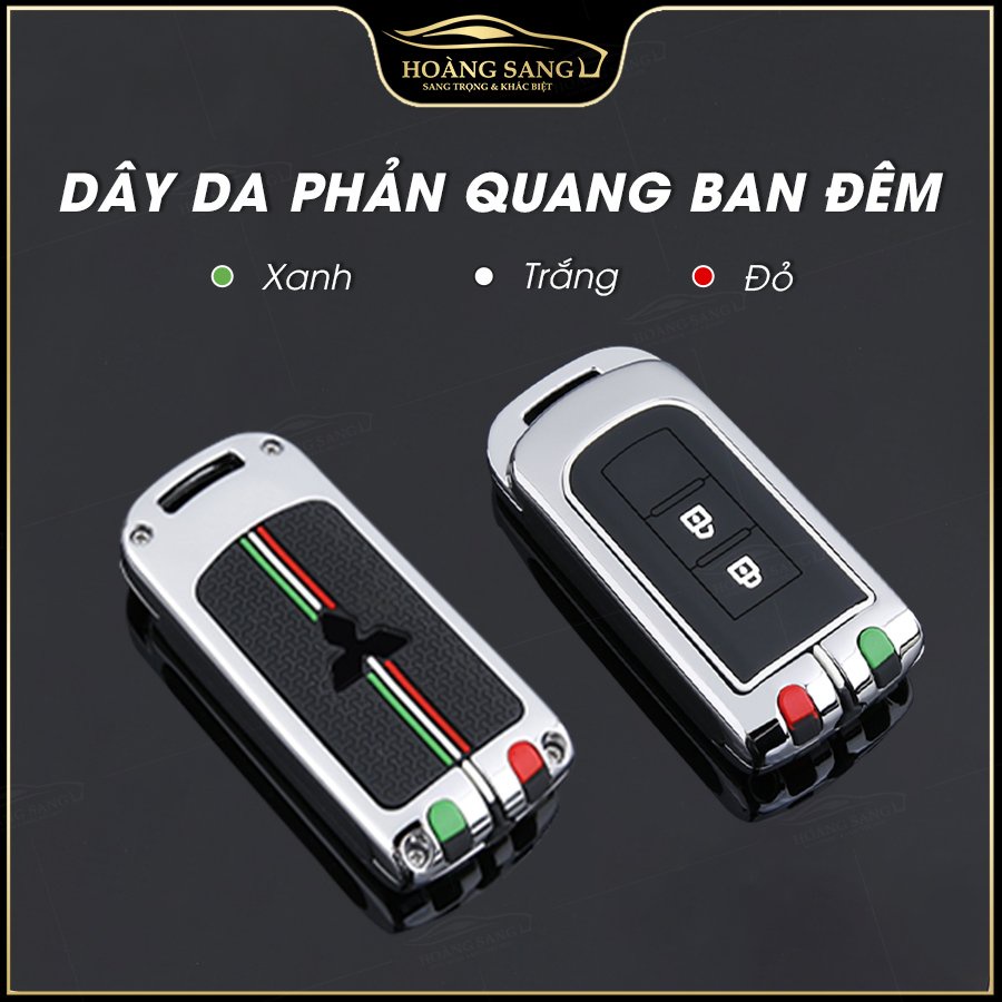 Ốp bảo vệ chìa khóa mitsubishi, bọc chìa khóa mitsubishi outlander, xpander, attrage, triton, pajero chất liệu kim loại