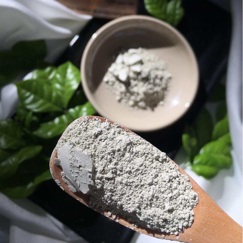 Combo bột Trà Xanh Matcha - Đất Sét Bentonite đắp mặt nạ cho da nhạy cảm túi 30g handmade
