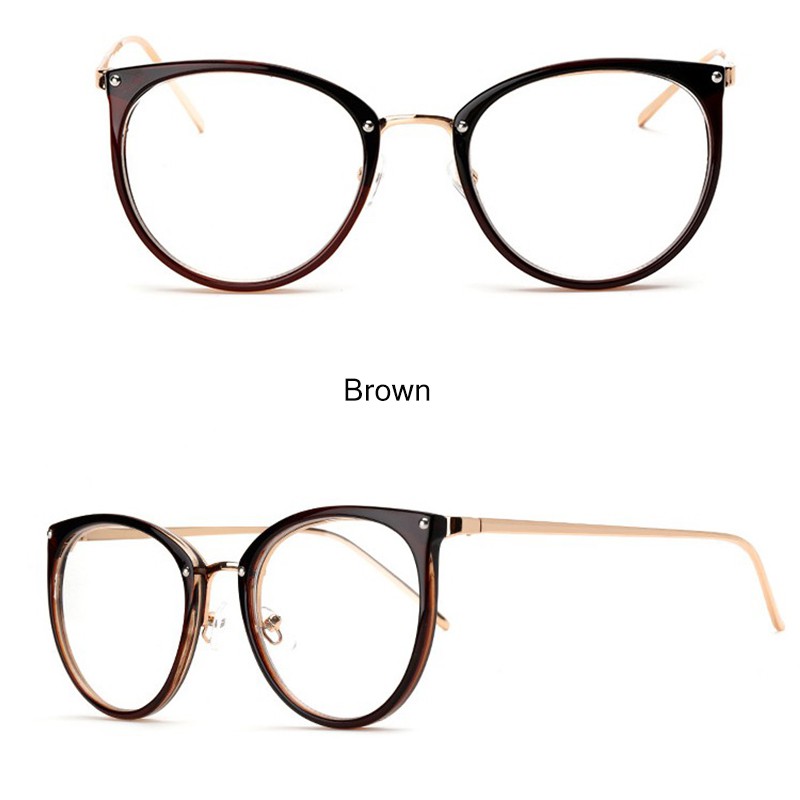 Mắt kính gọng tròn trong suốt phong cách cổ điển | BigBuy360 - bigbuy360.vn