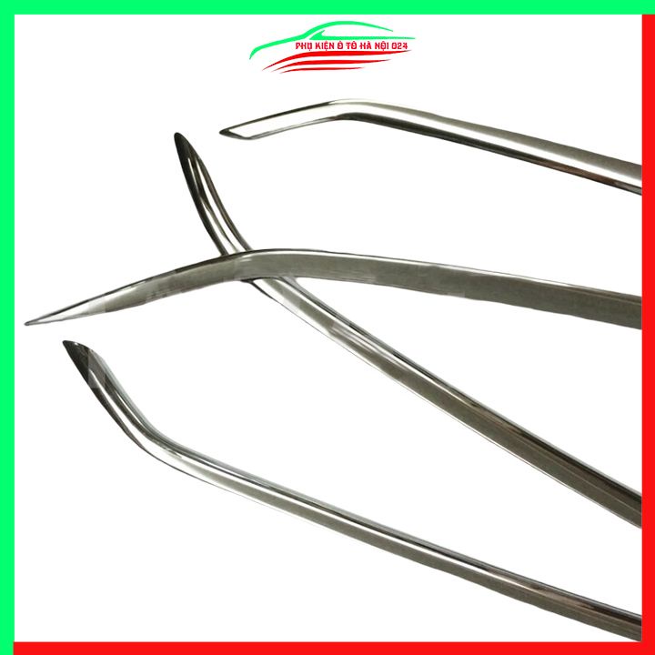 Ốp viền đèn gầm trước Tucson 2016-2018 mạ Crom chống trầy trang trí làm đẹp xe