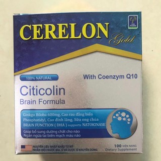 Cerelon Gold Giúp hoạt huyết dưỡng não, bền thành mạch. Tăng cường lưu thông máu