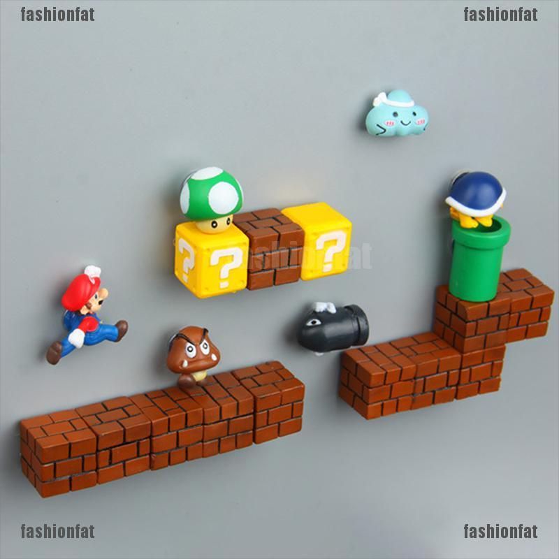 [Iron] Classic 3D Super Mario Fridge Strong Refrigerator Magnet Stickers Decoration