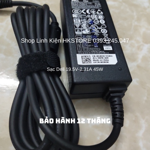 Sạc Laptop Dell 19.5V-2.31A 45W Dell Inspiron 15 5558 5555 7437 XPS 11 12 13 L321X L322X