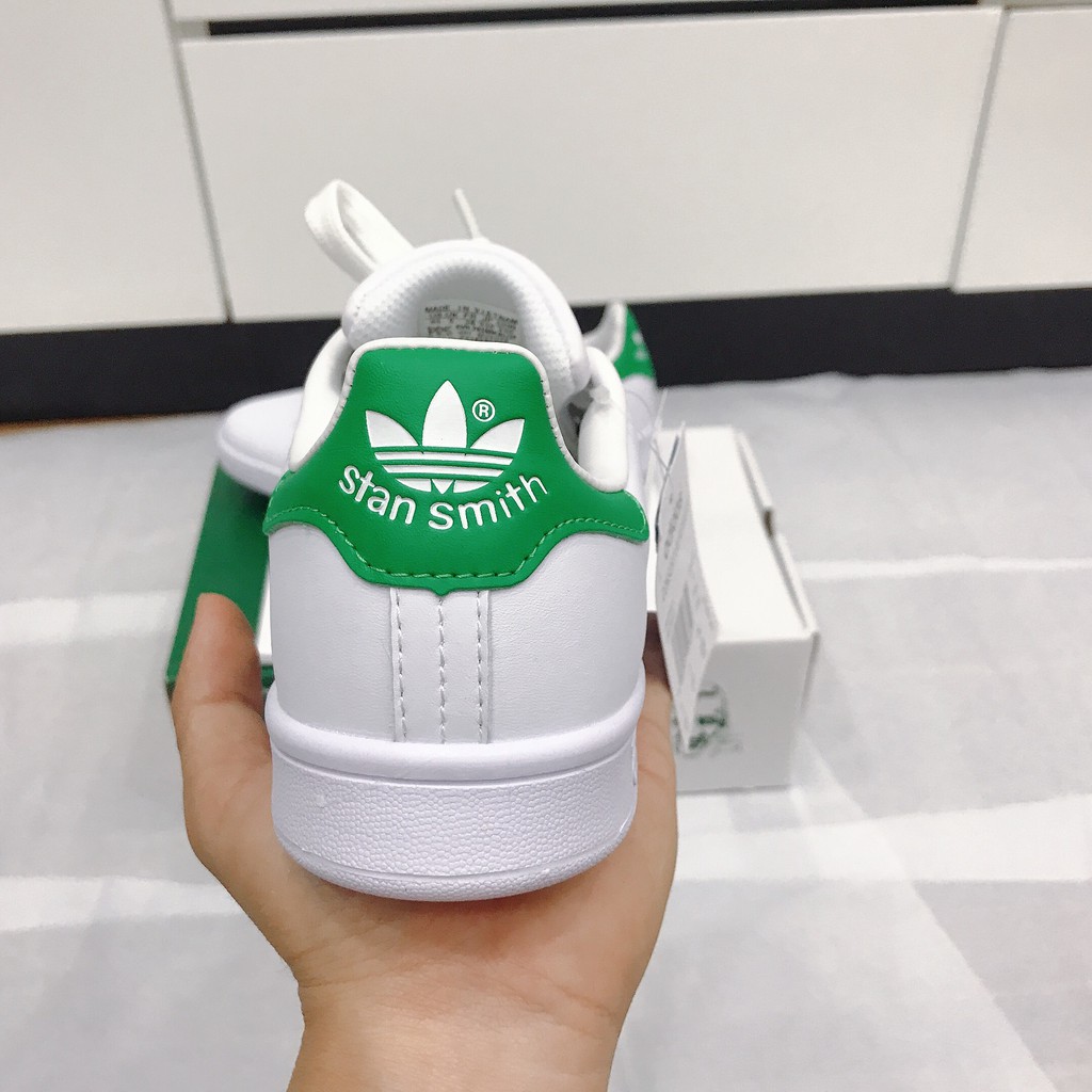 Giày stan smith nam nữ mới về, Giày ADlDAS stan gót xanh