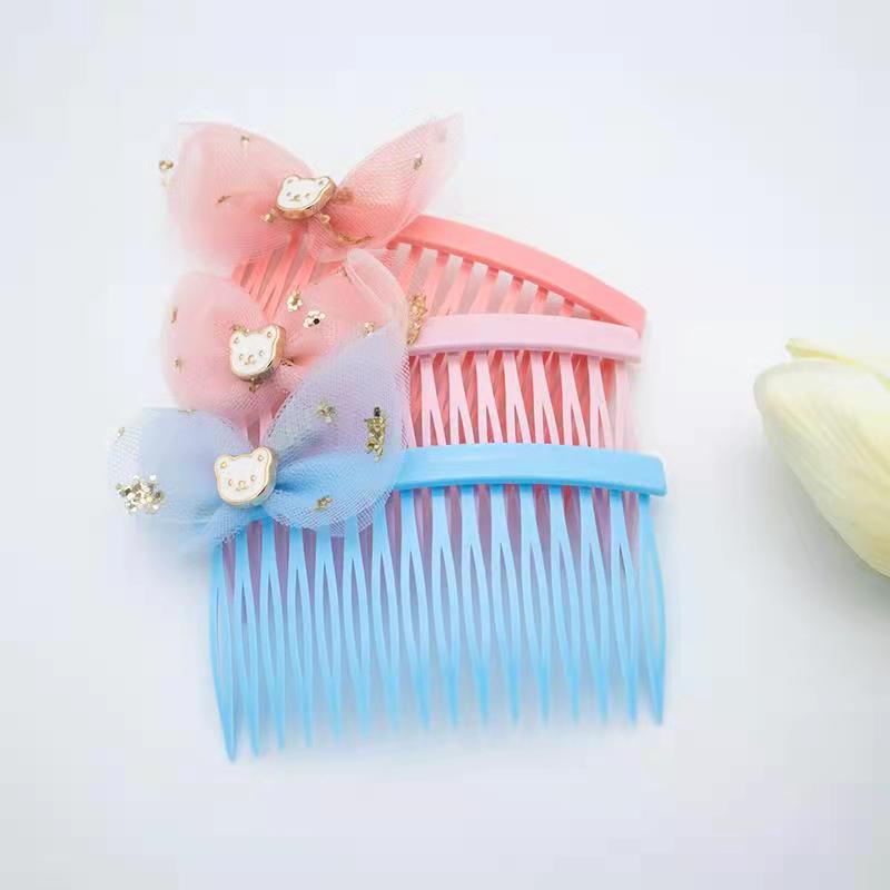 Kẹp tóc hình chiếc lược thiết kế tinh tế thời trang cho bé