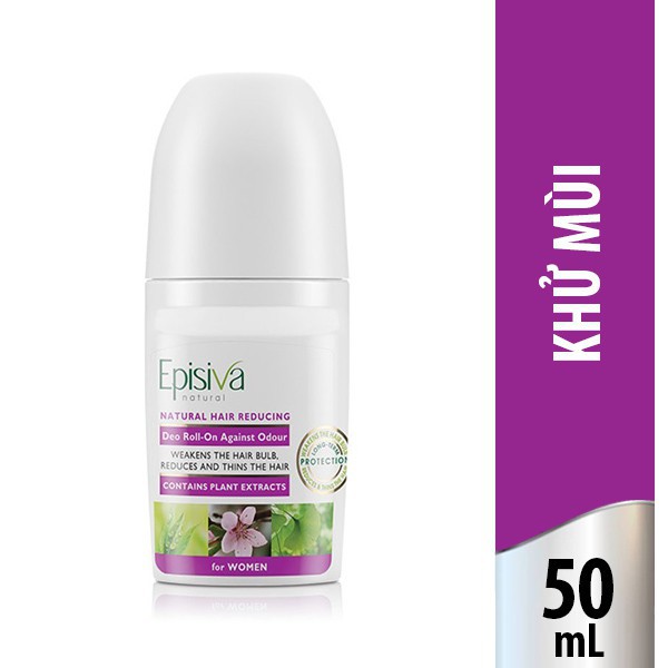 Lăn khử mùi, giảm mọc lông vùng nách dành cho nữ Episvina 50ml