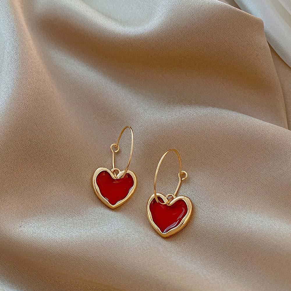 Khuyên Tai Dạng Móc Tráng Men Ngọt Ngào Thời Trang Hàn Quốc Cho Nữ BERNARDO