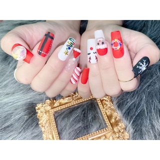 Nailbox thiết kế Giáng sinh siêu đáng yêu - Móng giả siêu rẻ