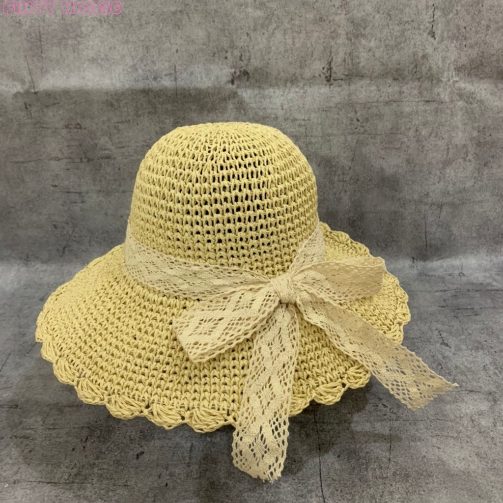 Mũ đi biển ,Nón phớt vành rộng làm cao cấp làm từ cói