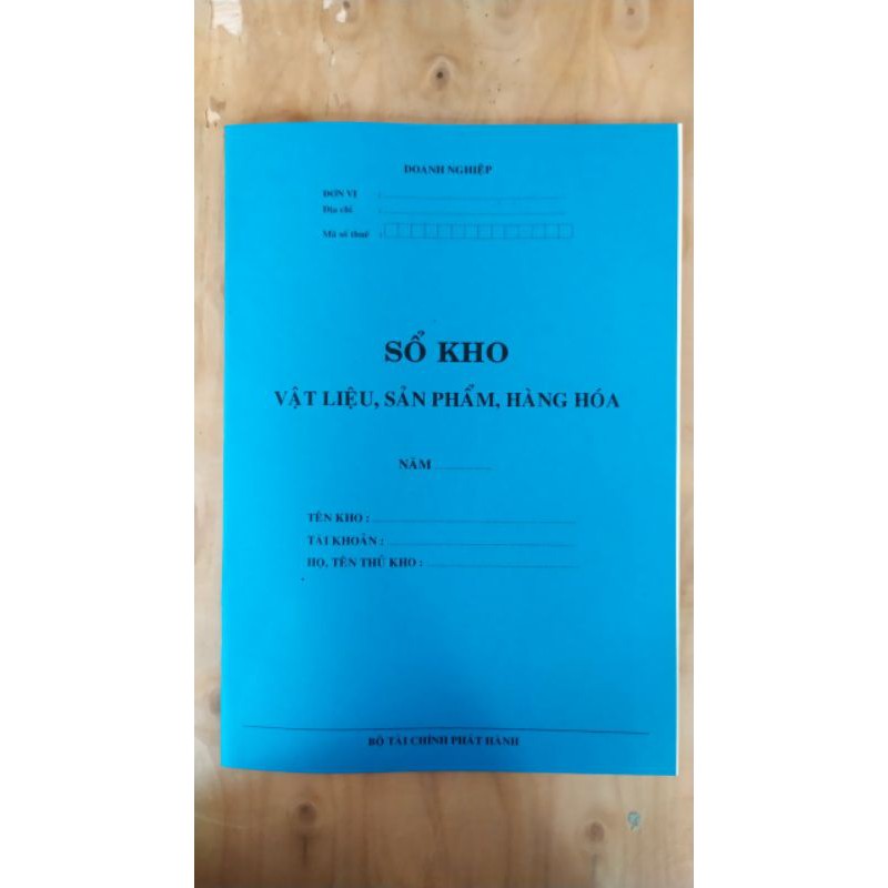 Sổ Kho ( Doanh Nghiệp) - Giấy láng mịn và nhận mực tốt
