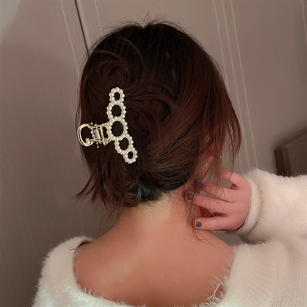 Kẹp tóc kim loại phong cách Hàn Quốc A6041 - Kẹp càng cua kim loại cỡ vừa