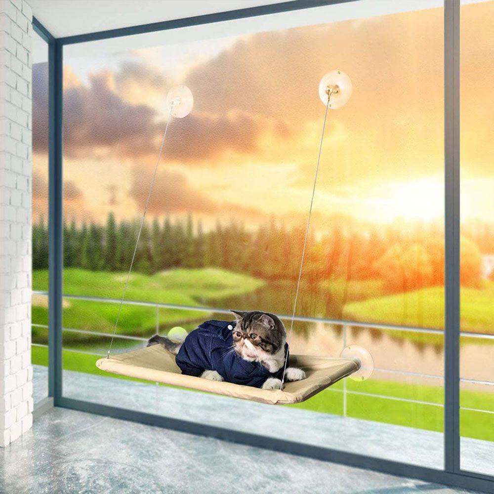 1 Giường Ngủ Dạng Treo Thoải Mái Tiết Kiệm Không Gian Cho Mèo