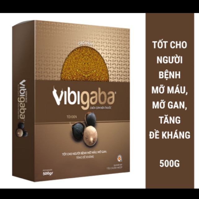 Gạo mầm Vibigaba Tỏi đen 0.5kg