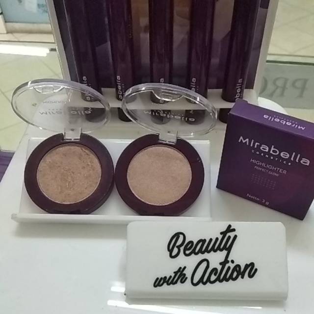 (Hàng Mới Về) Phấn Bắt Sáng Mirabella 3g Cao Cấp Chuyên Dụng | BigBuy360 - bigbuy360.vn