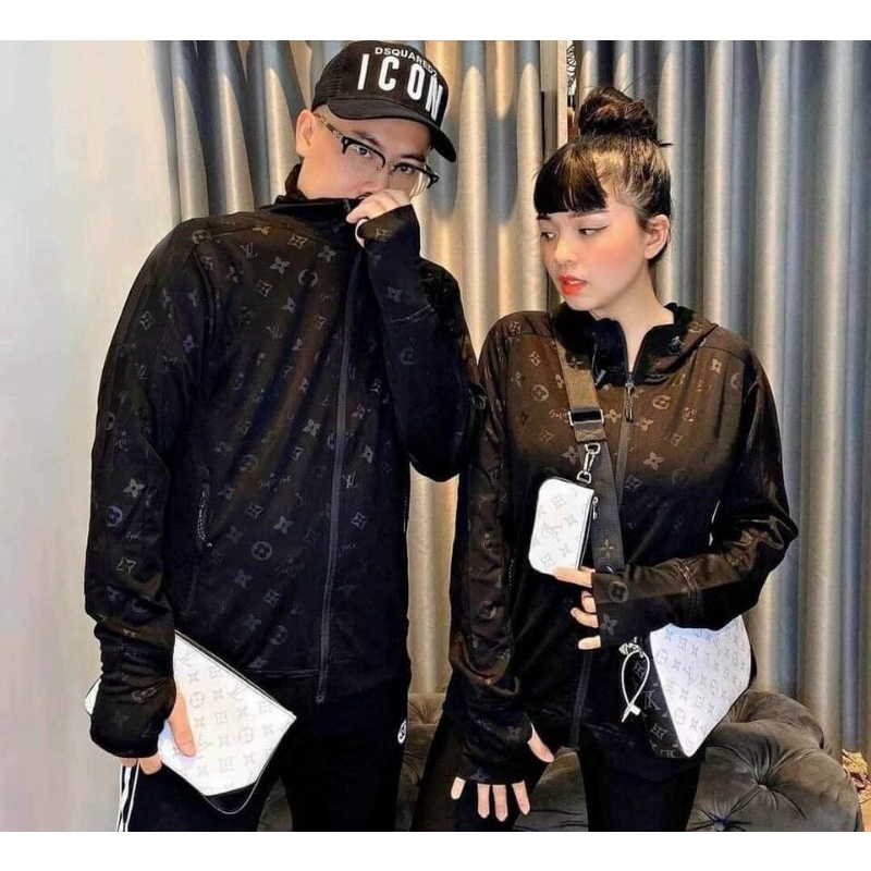💥 ÁO KHOÁC NAM NỮ UMI ĐEN LV