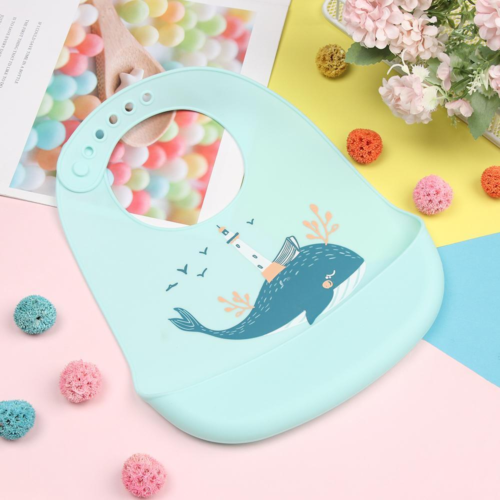 Yếm Ăn Silicone An Toàn Cho Bé