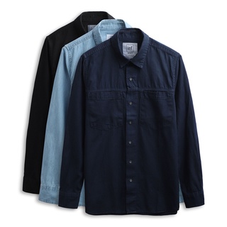 Áo Sơ Mi Nam, Sơ Mi INF Denim C3, Chất Vải Denim Dày Dặn, SM005674, SOMEHOW