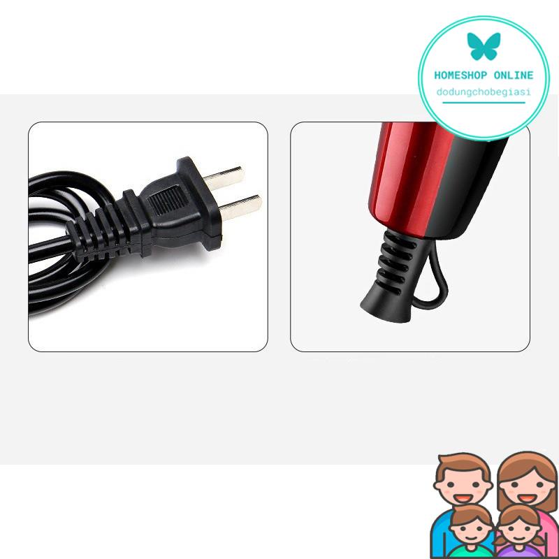 Máy sấy tóc công suất lớn HaoJiaJing nội địa trung 2700w có phụ kiện va bảo hành Tặng kèm Lược rẽ ngôi