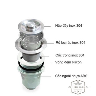 ✅GIÁ SỐC✅(HCM)Combo chậu đúc rửa chén 304(tặng khay để đồ)