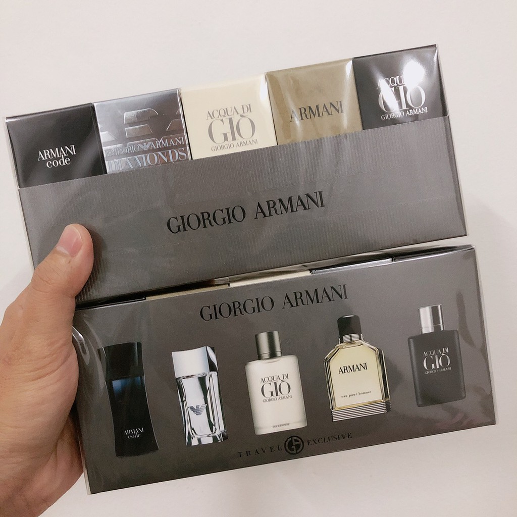 Set nước hoa mini Giorgio Armani COLLEZIONE VIAGGIO MEN