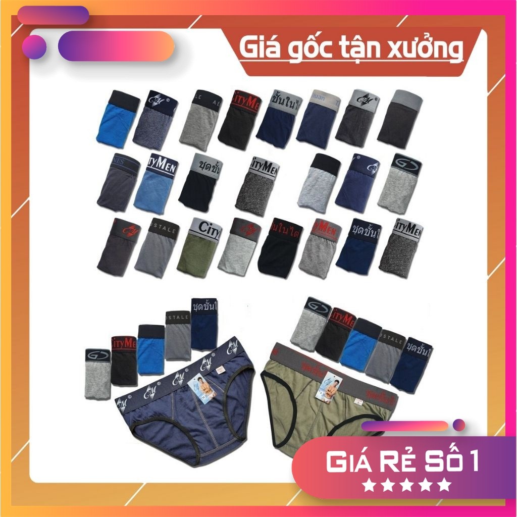[COMBO] 5 Quần Lót Nam Cao Cấp ★ Nhiều Lưng, Nhiều Màu Giao Ngẫu Nhiên ★ - Quần Lót Nam | BigBuy360 - bigbuy360.vn
