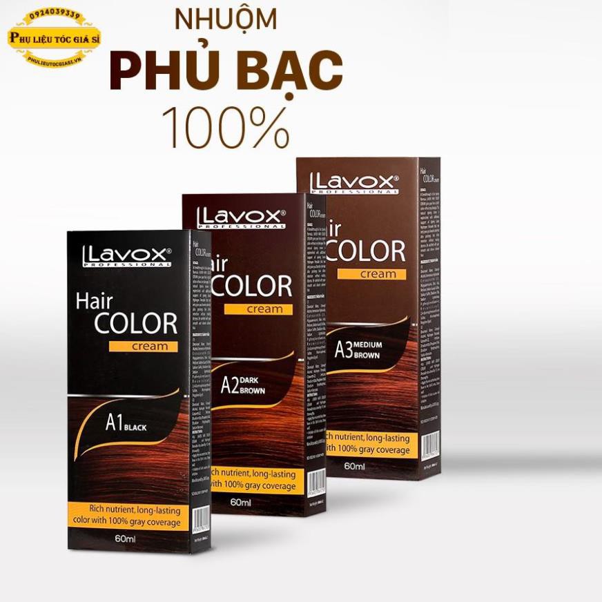 nhuộm phủ bạc Lavox