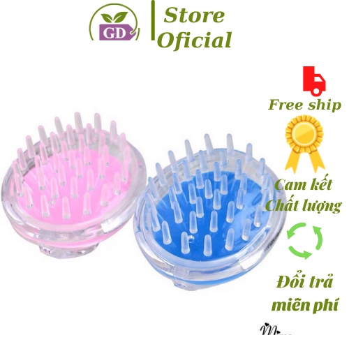 Lược Gội Đầu, Massage Đầu Thư Giản Giúp Làm Sach Da Đầu, Tẩy Tế Bào Khi Gội Đầu