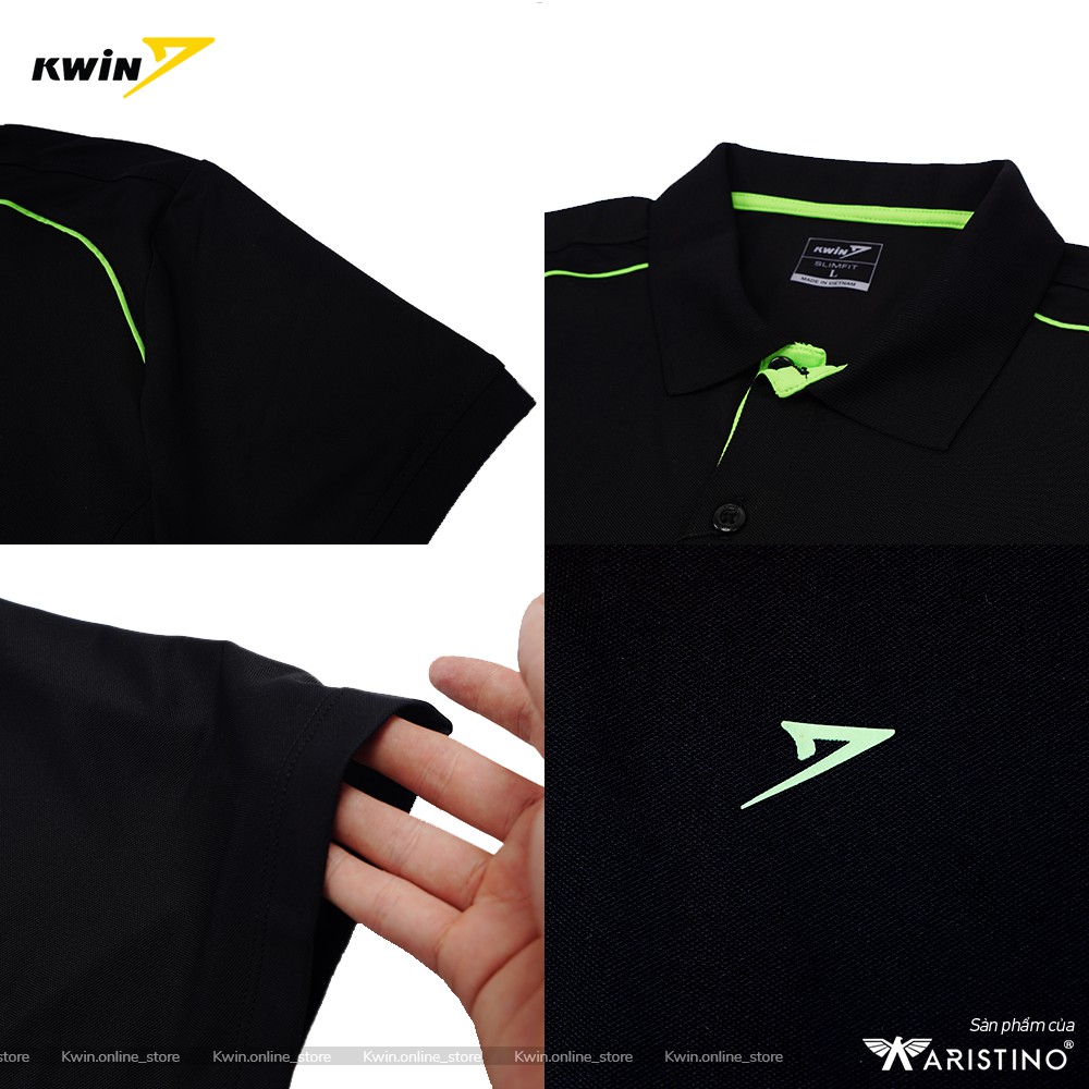 Áo polo nam KWIN viền vai nổi bật, 3 màu dễ mặc, dáng thể thao, thoáng mát - Mã KPS006S8 | BigBuy360 - bigbuy360.vn