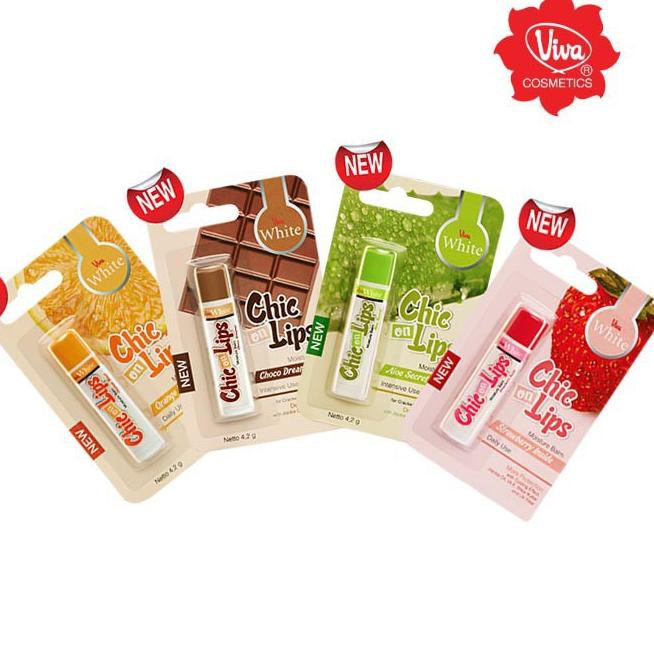 (Hàng Mới Về) Son Dưỡng Ẩm Môi Màu Trắng Viva 4.2gr | BigBuy360 - bigbuy360.vn