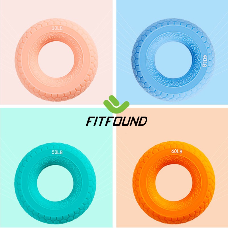Hand grip- Vòng Tròn Silicone Bóp Tập Cơ Tay Cầm Nắm Luyện Tập Sức Mạnh Ngón Tay Phục Hồi Chức Năng  Kìm Bóp Ta