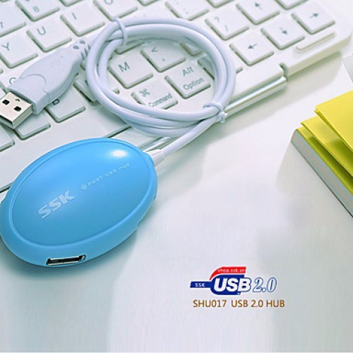 HUB USB 4 CỔNG SSK SHU 017-Bộ mở rộng thêm 4 cổng USB