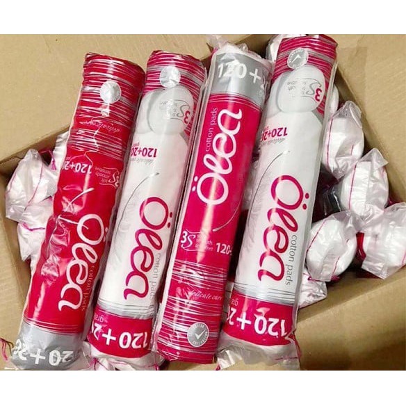 Bông tẩy trang OLEA 120+20 miếng