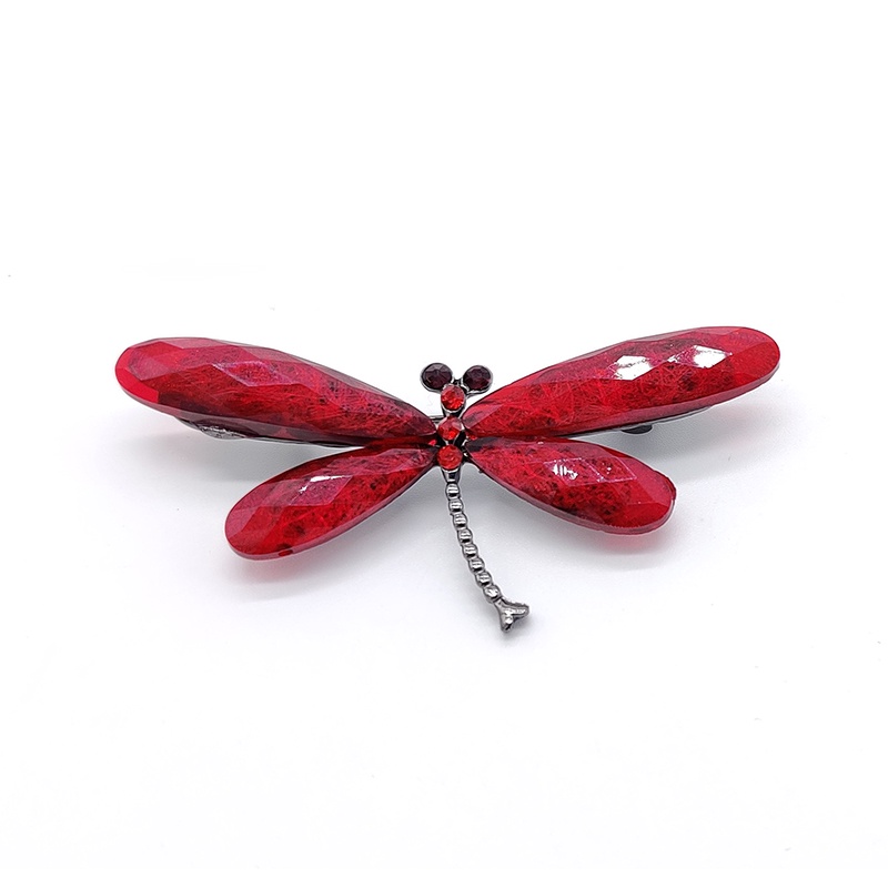 Trâm Cài Áo Hình Chuồn Chuồn Đính Pha Lê Sang Trọng